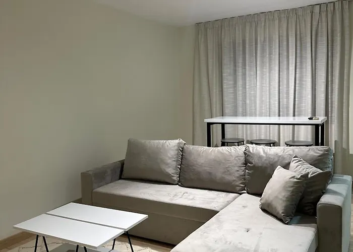 White Apartment, In The Center Of